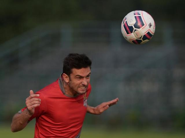Atletico de Kolkata striker Helder Postiga during a training session in Kolkata on September 29, 2015. (AFP) Atletico de Kolkata striker Helder Postiga during a training session in Kolkata on September 29, 2015. (AFP)