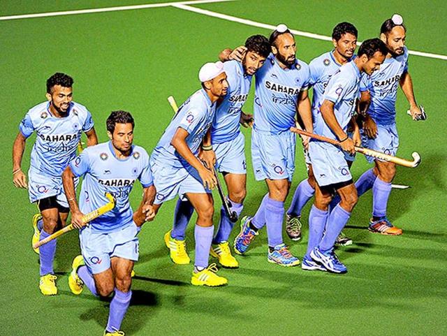 A file photo of the Indian men’s hockey team. (AFP Photo) A file photo of the Indian men’s hockey team. (AFP Photo)