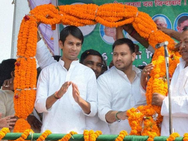 BJP Urges EC To Check Papers Of Lalu’s Sons For Age Discrepancy ...