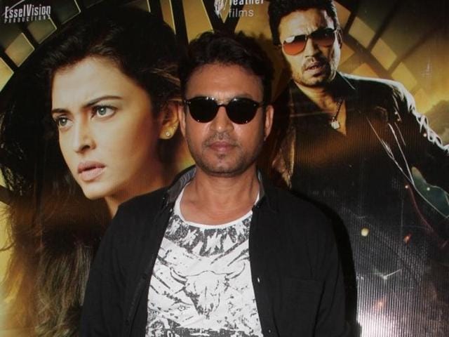 Aishwarya Rai Bachchan (L) shares a lighter moment with actor Irrfan Khan during promotion of Jazbaa in New Delhi on Monday. (PTI) Aishwarya Rai Bachchan (L) shares a lighter moment with actor Irrfan Khan during promotion of Jazbaa in New Delhi on Monday. (PTI)