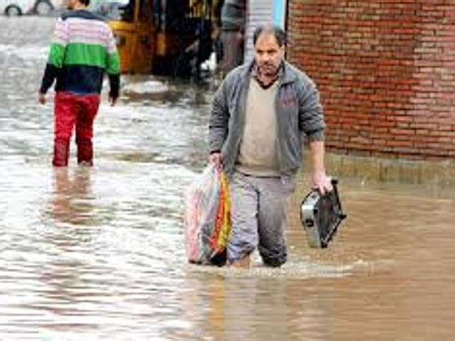 Floods ravaged the state of Jammu and Kashmir in 2014 (HT Photo) Floods ravaged the state of Jammu and Kashmir in 2014 (HT Photo)