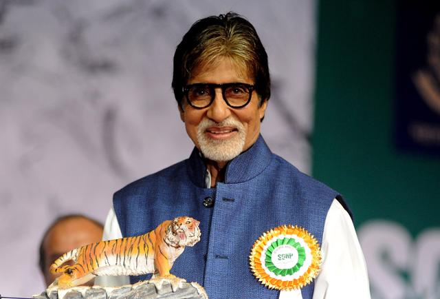 Amitabh Bachchan is the Tiger Ambassador of the Maharashtra event which will be held in Sanjay Gandhi National Park as part of the Wildlife Week celebration, in Mumbai. (AFP PHOTO) Amitabh Bachchan is the Tiger Ambassador of the Maharashtra event which will be held in Sanjay Gandhi National Park as part of the Wildlife Week celebration, in Mumbai. (AFP PHOTO)
