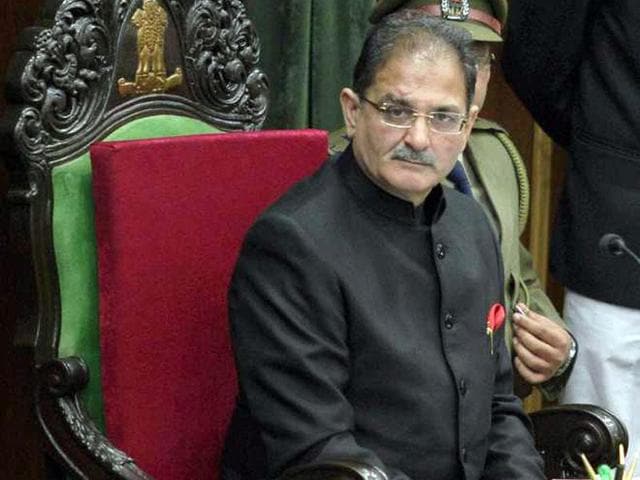Kavinder Gupta, the speaker of the Jammu and Kashmir assembly, has revoked the suspension of two National Conference MLAs. (File Photo) Kavinder Gupta, the speaker of the Jammu and Kashmir assembly, has revoked the suspension of two National Conference MLAs. (File Photo)