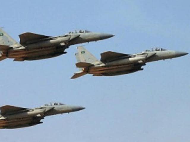 File photo of Saudi fighter jets. (AFP File Photo) File photo of Saudi fighter jets. (AFP File Photo)