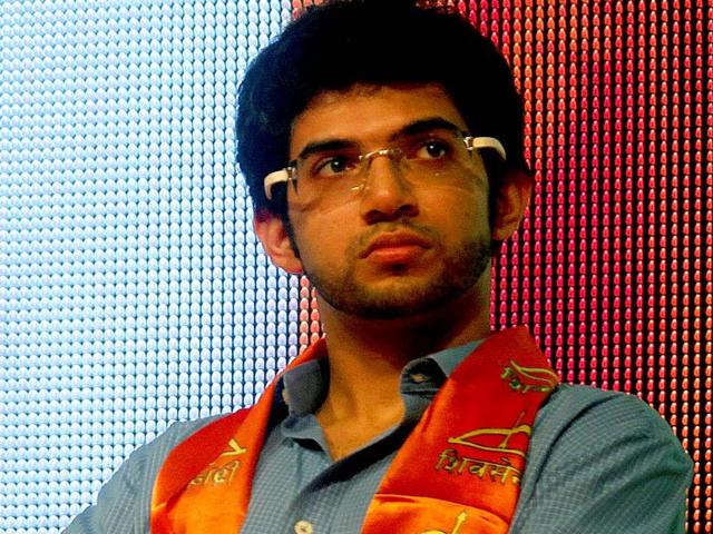 A file photo of Yava Sena president Aditya Thackeray on the foundation day of Shiv Sena in Mumbai. (Vidya Subramanian/ HT Photo) A file photo of Yava Sena president Aditya Thackeray on the foundation day of Shiv Sena in Mumbai. (Vidya Subramanian/ HT Photo)