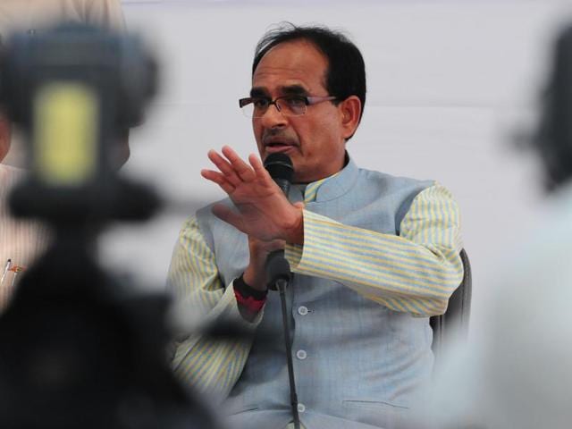 Chief minister Shivraj Singh Chouhan addressing a press conference, in Bhopal on Thursday. (Mujeeb Faruqui/HT photo) Chief minister Shivraj Singh Chouhan addressing a press conference, in Bhopal on Thursday. (Mujeeb Faruqui/HT photo)