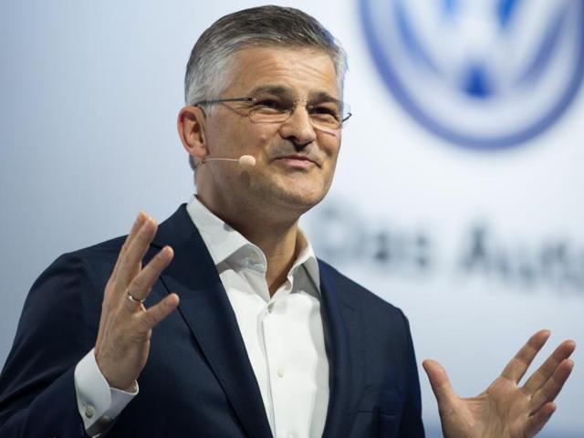 File photo president and CEO of Volkswagen Group of America, Michael Horn. Horn confessed on Thursday that he knew of VW cheating in the emission tests more than a year agoUS .(AP)