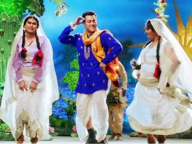 Salman Khan in a still from Prem Leela. (YOUTUBE)