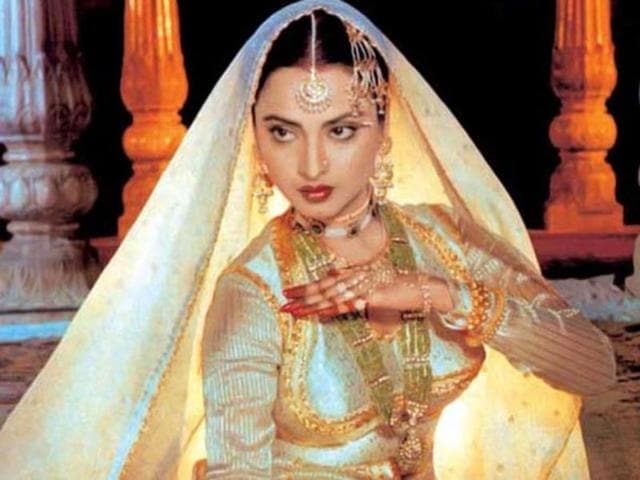 Rekha in a still from Umraao Jaan. (YouTube) Rekha in a still from Umraao Jaan. (YouTube)