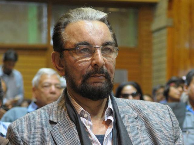 Bollywood actor Kabir Bedi during the Khuswant Singh Lit Fest in Kasauli on Saturday. (Keshav Singh/HT Photo) Bollywood actor Kabir Bedi during the Khuswant Singh Lit Fest in Kasauli on Saturday. (Keshav Singh/HT Photo)