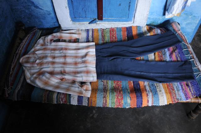 The clothes of Mohammad Ikhlaq are photographed at his house at Bisada village, in Greater Noida. (Burhaan Kinu/ HT Photo) The clothes of Mohammad Ikhlaq are photographed at his house at Bisada village, in Greater Noida. (Burhaan Kinu/ HT Photo)