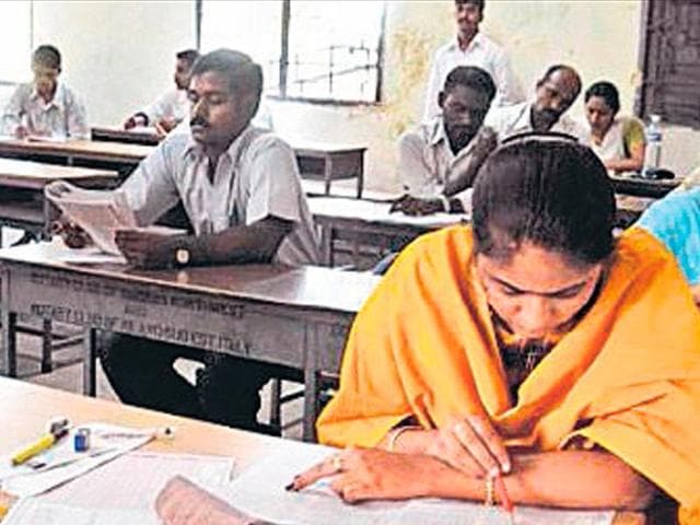 More than 22 lakh candidates appeared for the TET on Sunday. More than 22 lakh candidates appeared for the TET on Sunday.