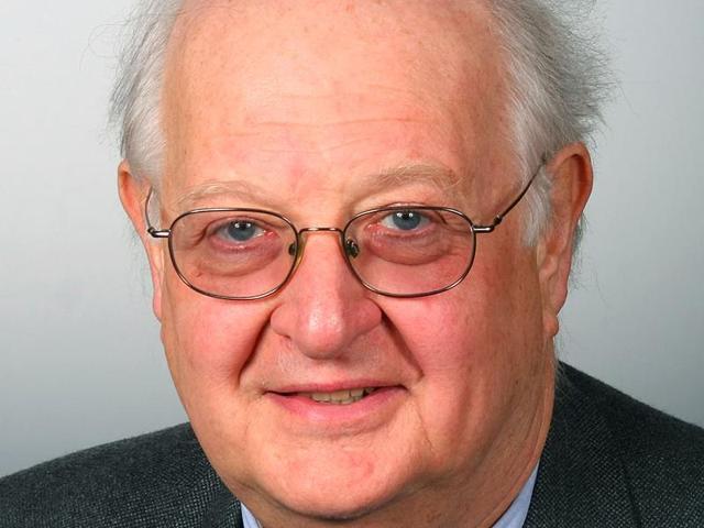 A view of the screen showing an image of Professor Angus Deaton, winner of the 2015 Sveriges Riksbank Prize in Economic Sciences. The Scottish economist won the Nobel memorial prize in economic sciences for "his analysis of consumption, poverty, and welfare," the Royal Swedish Academy of Sciences said on Monday.(AP Photo)