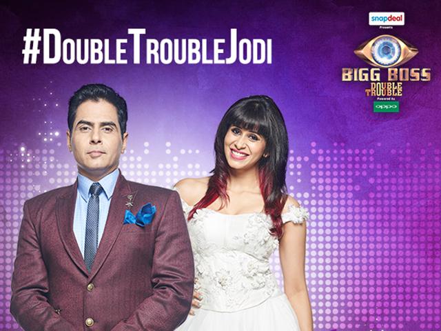 Aman Verma and Kishwar Merchant entered Bigg Boss 9 as partners after Kishwar rejected Prince Narula and chose Aman. (COLORS)