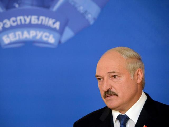 Belarusian opposition leaders Nikolai Statkevich, left, Vladimir Nekliaev, centre, and Anatoly Lebedko, right, are seen during their press conference after presidential elections in Minsk, Belarus. (AP Photo) Belarusian opposition leaders Nikolai Statkevich, left, Vladimir Nekliaev, centre, and Anatoly Lebedko, right, are seen during their press conference after presidential elections in Minsk, Belarus. (AP Photo)