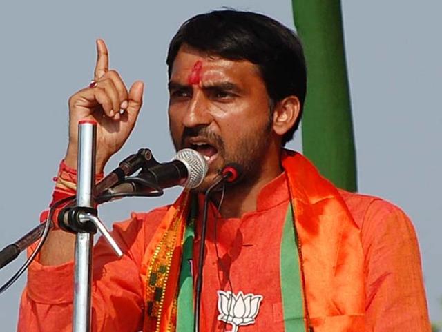 Lok Sabha MP Ashwini Choubey’s son Arijit Shashwat is BJP candidate in Bhagalpur. (HT Photo)
