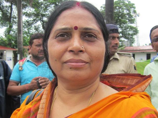 Renu Kushwaha was a JD(U) MLA who switched to BJP. She is contesting from Samastipur seat. (HT Photo)