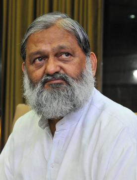 Haryana health minister Anil Vij. Haryana health minister Anil Vij.