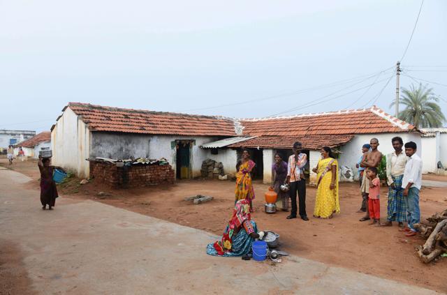 Lambadi tribals gather in the village of Peddakunta, some 56 kilometers from Hyderabad. (AFP) Lambadi tribals gather in the village of Peddakunta, some 56 kilometers from Hyderabad. (AFP)