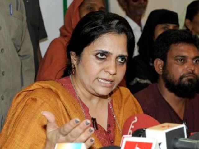 File photo of activist Teesta Setalvad. (AFP File photo) File photo of activist Teesta Setalvad. (AFP File photo)