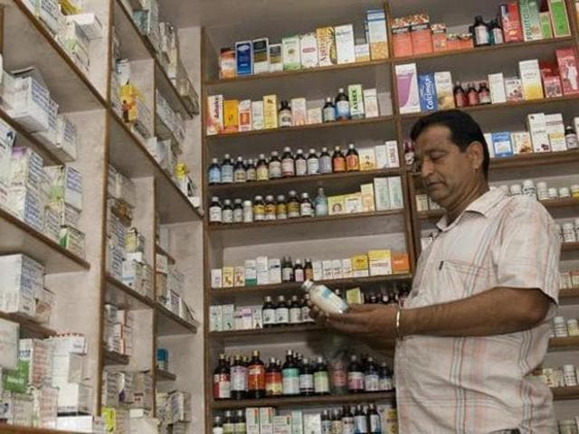 All local chemist unions — including wholesale dealers, retailers and even hospital medical shops — have decided to join the protest in the district. (HT File Photo) All local chemist unions — including wholesale dealers, retailers and even hospital medical shops — have decided to join the protest in the district. (HT File Photo)