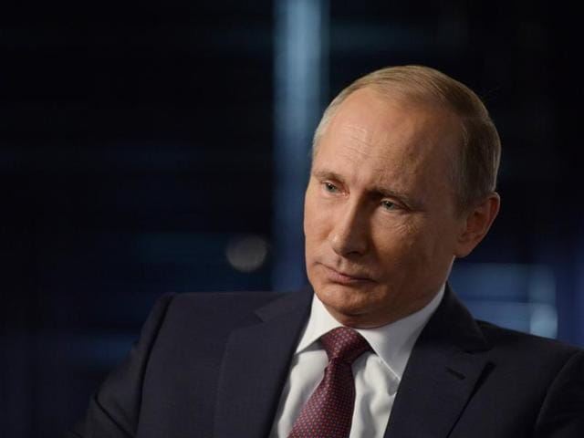 In this Saturday, Oct. 10, 2015 photo, Russian President Vladimir Putin gives an interview focused on Russia's action in Syria, to Russian TV Rossya-1 channel in Sochi, Russia. (AP) In this Saturday, Oct. 10, 2015 photo, Russian President Vladimir Putin gives an interview focused on Russia's action in Syria, to Russian TV Rossya-1 channel in Sochi, Russia. (AP)