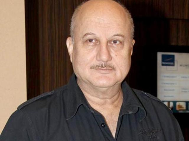 File photo of veteran actor Anupam Kher .(IANS Photo)