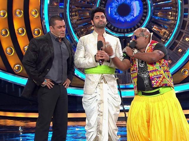 Arvind Vegda and Ankit Gera with Salman Khan on Bigg Boss 9 premiere. (COLORS TV) Arvind Vegda and Ankit Gera with Salman Khan on Bigg Boss 9 premiere. (COLORS TV)