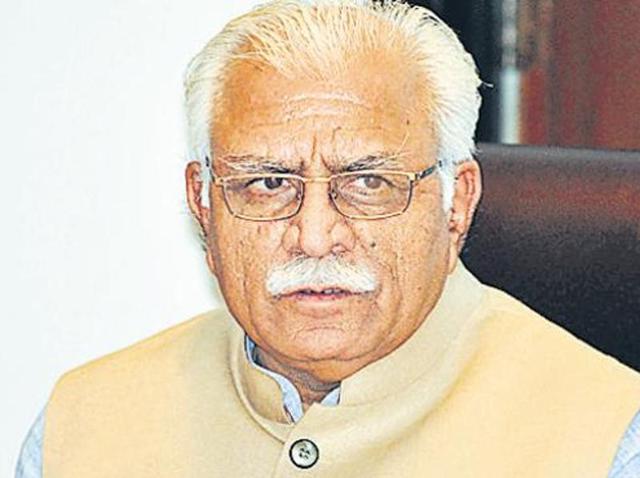 Manohar Lal Khattar(HT Photo) Manohar Lal Khattar(HT Photo)