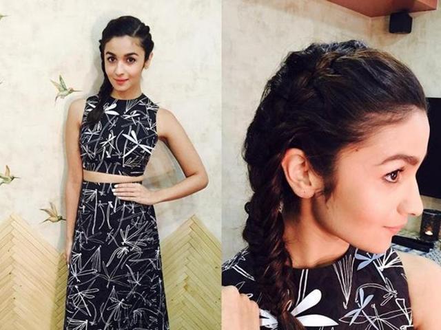 Be it at a trailer launch, Kapil’s comedy show or even a sports match, Alia has been rocking her hair pretty hard. (Instagram)