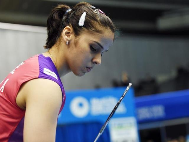 Saina Nehwal in action against Busanan Ongbumrungphan of Thailand during the Japan Open Superseries in Tokyo, on September 9, 2015. (AFP Photo) Saina Nehwal in action against Busanan Ongbumrungphan of Thailand during the Japan Open Superseries in Tokyo, on September 9, 2015. (AFP Photo)