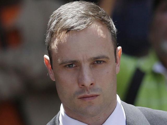 In this file photo, Oscar Pistorius is escorted by police officers as he leaves the high court in Pretoria, South Africa. Pistorius is to be released from jail on October 20. (AP Photo) In this file photo, Oscar Pistorius is escorted by police officers as he leaves the high court in Pretoria, South Africa. Pistorius is to be released from jail on October 20. (AP Photo)