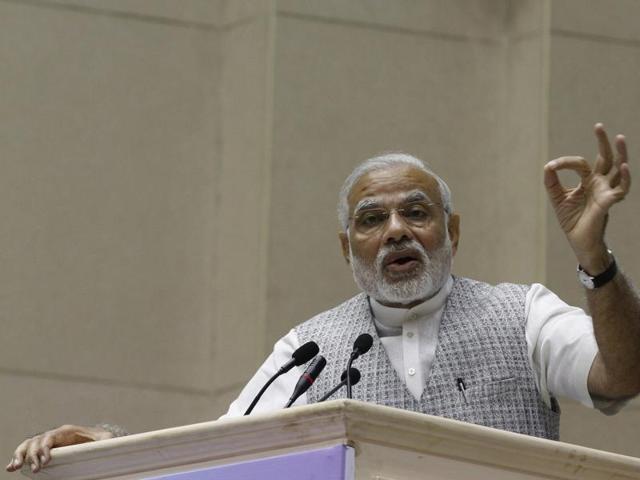 Modi said that government has already acquired the land for Kalam’s memorial at his birth place Rameswaram, adding, “a committee has been set up to discuss modalities in this regard”. (Arvind Yadav/HT File Photo) Modi said that government has already acquired the land for Kalam’s memorial at his birth place Rameswaram, adding, “a committee has been set up to discuss modalities in this regard”. (Arvind Yadav/HT File Photo)
