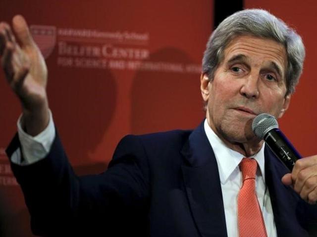 Attempts by Kerry in 2013 to broker a peace accord collapsed last year, and although he has continued to talk to both sides, he has not tried to resume negotiations on a two-state solution. (Reuters Photo)