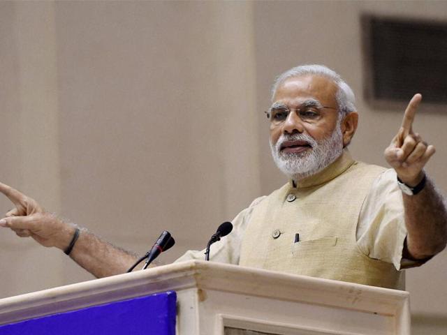 Prime Minister Narendra Modi with Finance Minister Arun Jaitley at the inauguration of the 10th Annual Convention of Central Information Commission, in New Delhi on Friday. (PTI) Prime Minister Narendra Modi with Finance Minister Arun Jaitley at the inauguration of the 10th Annual Convention of Central Information Commission, in New Delhi on Friday. (PTI)