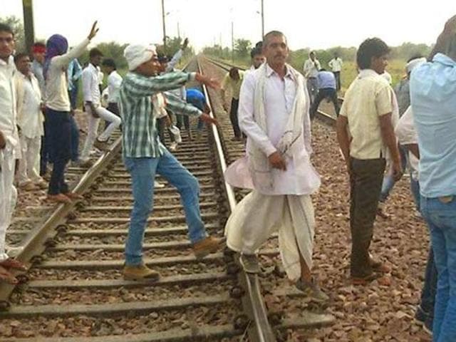 Gujjars protesting for reservation. (File Photo) Gujjars protesting for reservation. (File Photo)