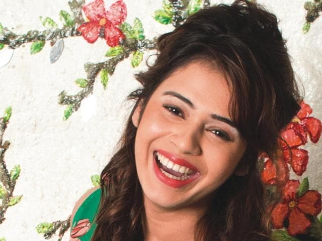 Shalmali Kholgade parties in her music room, with her instruments Shalmali Kholgade parties in her music room, with her instruments