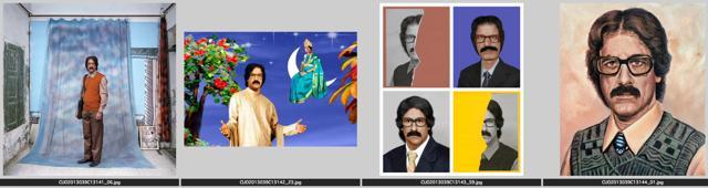 Exploring the self in Oliver Culmann’s ‘The Other’, where Culmann incarnates himself in the form of self potraits. (Photos Courtesy: Nazar Foundation)