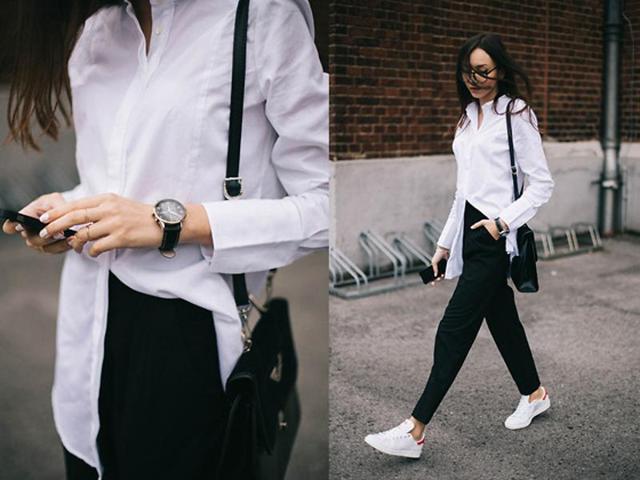 And if you feel still too warm, you can always fold out the sleeves of your favourite shirt and be cosy yet fabulous.
