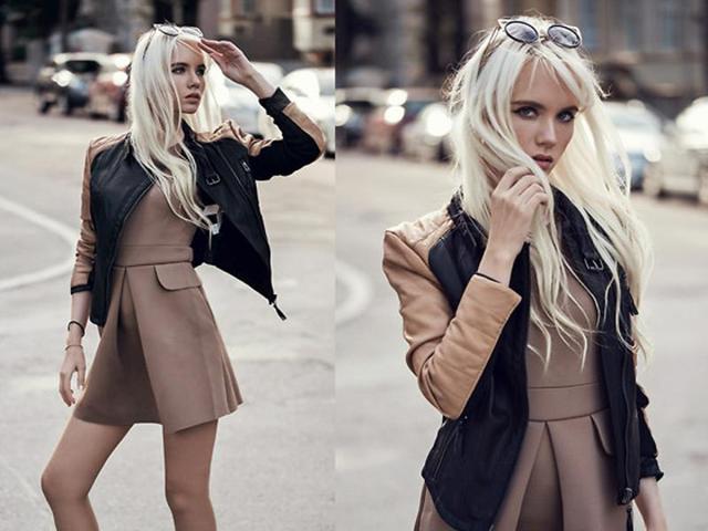One fashion must have in winters: a leather jacket. And if you can’t decide between black or brown, we suggest you have them both like this dual-tone wonder.