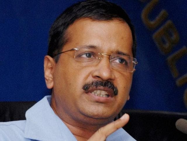 Delhi chief minister Arvind Kejriwal addressing a press conference at Delhi Secretariat in New Delhi on Friday. (PTI) Delhi chief minister Arvind Kejriwal addressing a press conference at Delhi Secretariat in New Delhi on Friday. (PTI)