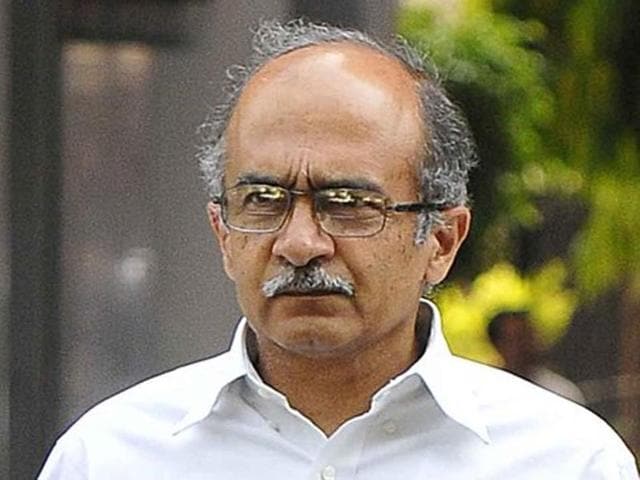 File photo of AAP dissident and former founding member Prashant Bhushan. (Vipin Kumar/ HT File PhotoHindustan Times) File photo of AAP dissident and former founding member Prashant Bhushan. (Vipin Kumar/ HT File PhotoHindustan Times)