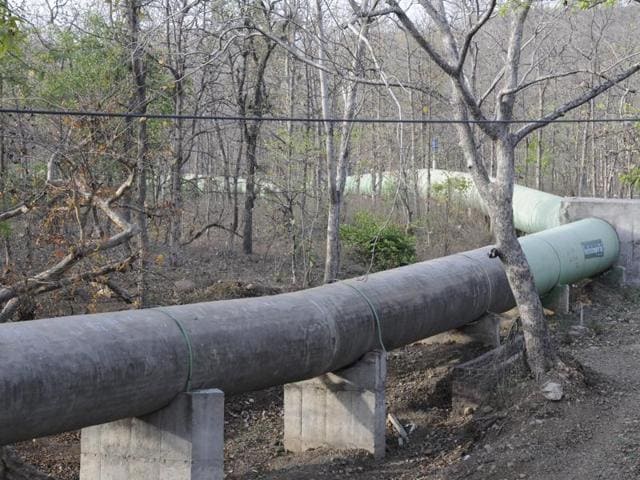 A water pipeline linking Narmada with Kshipra river in Madhya Pradesh. (Picture for representation) A water pipeline linking Narmada with Kshipra river in Madhya Pradesh. (Picture for representation)