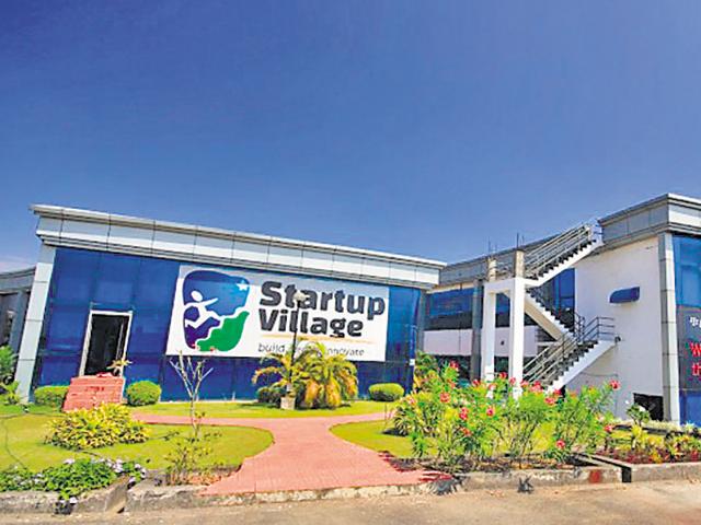 Startup Village in Kochi. It aims to launch 1,000 startups over the next 10 years and search for the next billion-dollar Indian company.(HT File Photo)