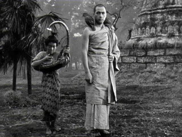 A still from The Burmese Harp. A still from The Burmese Harp.