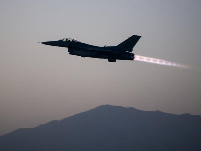 A US Air Force F-16 Fighting Falcon aircraft assigned to the 555th Expeditionary Fighter Squadron takes off on a combat sortie from Bagram Air Field. (Representative Photo: AFP) A US Air Force F-16 Fighting Falcon aircraft assigned to the 555th Expeditionary Fighter Squadron takes off on a combat sortie from Bagram Air Field. (Representative Photo: AFP)