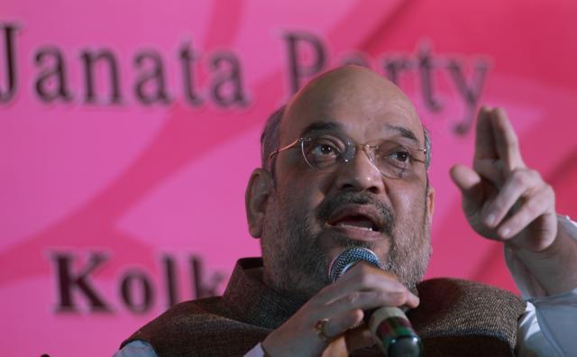 BJP president Amit Shah has assured Bihar’s voters the party is committed to reservation. (AFP)