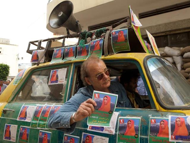 Bill Murray as Richie Lanz in Rock the Kasbah. (AP)
