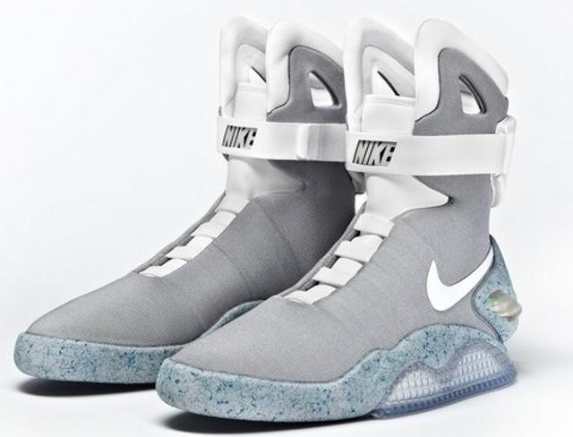 The self-lacing Nike shoes from Back to the Future. (Nike) The self-lacing Nike shoes from Back to the Future. (Nike)