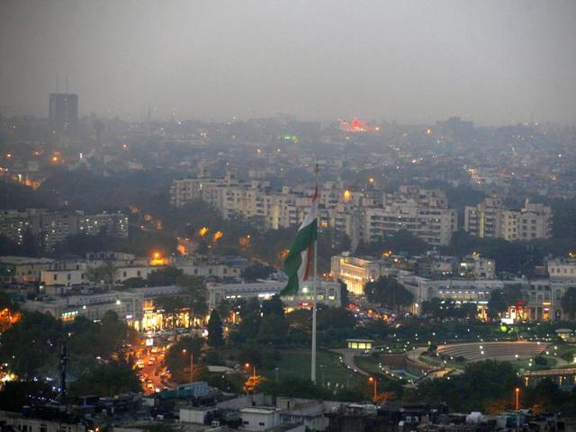 Aerial view of Connaught Place in New Delhi. (Virendra Singh Gosain/ HT Photo) Aerial view of Connaught Place in New Delhi. (Virendra Singh Gosain/ HT Photo)